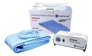 Kit Colchão Pneumático + Compressor P/ Acamados Anti Escara