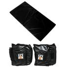 Kit Colchonete Preto + Par de Caneleira De Peso 7kgs