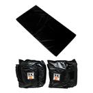 Kit Colchonete Preto + Par de Caneleira Peso 9kgs
