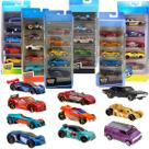 Kit Coleção 5 Carrinhos Hot Cars Carros Miniatura De Ferro