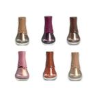 KIT Coleção Miss Artistic Laço Cremoso Perolado 14ml 6 Cores