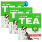 Kit Coleira Contra Pulgas E Carrapatos TEA 327 Cães De Porte Médio König 28g Com 44cm Com 3 unidades