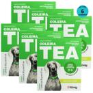 Kit Coleira Contra Pulgas E Carrapatos TEA 327 Cães Grandes König 38g Com 57cm Com 6 unidades