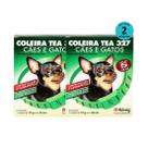 Kit Coleira Contra Pulgas E Carrapatos TEA 327 Cães Pequenos König 13g Com 33cm Com 2 unidades