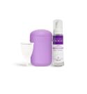 Kit Coletor Menstrual + Cápsula Esterilizadora + Espuma Íntima Inciclo -