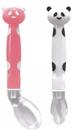 Kit Colher Em Silicone Pandinha Rosa 08233 buba