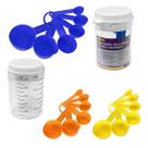 Kit Colheres Copo Medidor De Cozinha Dosador Graduado 7 Peças