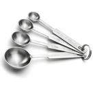 Kit Colheres Medidoras 4 Peças Inox Medidas Cozinha - Mimo