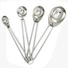Kit Colheres Medidoras 4 Peças Inox Medidas Cozinha