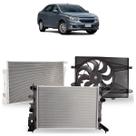 Kit Colisão Cobalt 1.8 Flex Automático 2017 Radiador Condensador Ventoinha