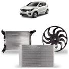 Kit Colisão Mobi 1.0 Flex Manual 2016 Radiador Condensador e Ventoinha Kit Colisão Mobi 1.0 Flex Manual 2016 Radiador Condensador e Ventoinha