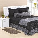 Kit Coliseu Casa Dona Casal Queen 6 Peças Preto Kit Coliseu Casa Dona Casal Queen 6 Peças Preto