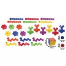 Kit Color Blocks Montessori com 44 peças (2311)
