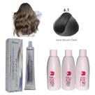 Kit Coloração Cabelos Louro Acinzentado + Ox Juzy