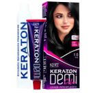 Kit Coloração Semipermanente Demi Color 1.0 Preto - Kert