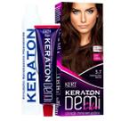 Kit Coloração Semipermanente Demi Color 5.7 Castanho Claro Marrom - Kert
