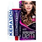 Kit Coloração Semipermanente Demi Color 7.1 Louro Médio Cinza - Kert