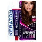 Kit Coloração Semipermanente Demi Color 7.77 Louro Médio Marrom Intenso - Kert