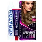 Kit Coloração Semipermanente Demi Color 8.12 Louro Claro Cinza Irisado - Kert