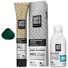 Kit Coloração Yama Nano Infusion Profissional 088 Mix Verde E Ox Cremosa 30vol 100ml