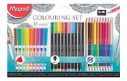 KIT COLOURING SET COLOR PEPS 33 PEÇAS MAPED Colorido