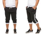 Kit com 02 bermudas de moletom masculina jogging treino hip hop dance Kit com 02 bermudas de moletom masculina jogging treino hip hop dance