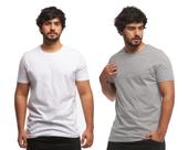 Kit com 02 camisetas basicas masculina lisa longa - c5