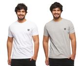 Kit com 02 camisetas basicas wooks - wc4 Kit com 02 camisetas basicas wooks - wc4