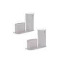 Kit Com 02 Dispenser Plus Branco Redondo Paramount