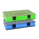 Kit com 02 Estojos para Iscas EP Fishing Duplo Azul e Verde (16 divisórias) Kit com 02 Estojos para Iscas EP Fishing Duplo Azul e Verde (16 divisórias)