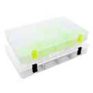 Kit com 02 Estojos para Iscas EP Fishing Grande (Verde e Preto, 17 divisórias) Kit com 02 Estojos para Iscas EP Fishing Grande (Verde e Preto, 17 divisórias)