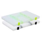 Kit com 02 Estojos para Iscas EP Fishing (Preto e Verde, 22 divisórias)