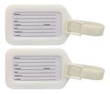 Kit Com 02 Etiquetas Tag Para Identificação De Mala Bagagens