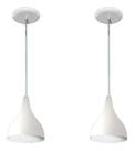 Kit com 02 Luminárias Pendentes - Ideal para balcão, bancada, cozinha americana, cabeceira de cama Kit com 02 Luminárias Pendentes - Ideal para balcão, bancada, cozinha americana, cabeceira de cama
