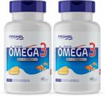 Kit Com 02 - Ômega 3 60 Capsulas de 1450mg Promel Kit Com 02 - Ômega 3 60 Capsulas de 1450mg Promel