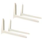 Kit com 02 Suportes Branco de 500mm para Condensadora Ar Condicionado