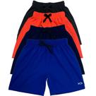Kit Com 03 Bermuda de Elástano Infantil e Juvenil Masculina Liso Menino Praia