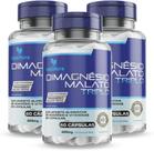 Kit Com 03 - Dimagnésio Malato Triplo (Malato, Bisglicinato e Cloreto de Magnésio) 60 Caps 600mg TuttiFlora