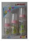 Kit Com 03 Mamadeiras Com Bico RD - Murano