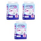 KIT com 03 pacotes de Fralda Geriátrica Adulto Descartável Aconchego GG Total 24 Unidades