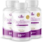 Kit Com 03 - Psyllium 60 Cápsulas de 500mg Celliv Kit Com 03 - Psyllium 60 Cápsulas de 500mg Celliv