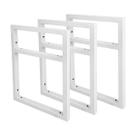 Kit com 03 Suporte Milazzo Prateleira Industrial Em Aço 25CM Kit com 03 Suporte Milazzo Prateleira Industrial Em Aço 25CM