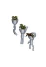 Kit com 03 Vasinhos Para Decoração de Parede G - Bob Aventureiro Kit com 03 Vasinhos Para Decoração de Parede G - Bob Aventureiro
