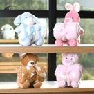 Kit Com 04 Bichinhos De Pelúcia + Manta De Microfibra Estampada Premium - Bene Casa