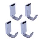 Kit com 04 Cabides Alumínio Classic - Cl3060 Ducon Metais Kit com 04 Cabides Alumínio Classic - Cl3060 Ducon Metais