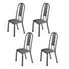 Kit com 04 Cadeiras para de Sala de Jantar Fortaleza