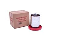 Kit com 04 comedouro tubular 5kg prato plástico Kit com 04 comedouro tubular 5kg prato plástico