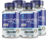 Kit Com 04 - Dimagnésio Malato Triplo (Malato, Bisglicinato e Cloreto de Magnésio) 60 Caps 600mg TuttiFlora
