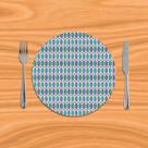 Kit Com 04 Jogos Americanos Sousplat Abstrato Mod.02