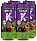 Kit Com 04 -Kombucha Orgânica Sabor Açaí e Guaraná 350ml DRK